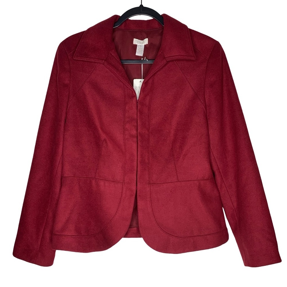 NWT Chicos Kelly Ann Jacket in Cabernet